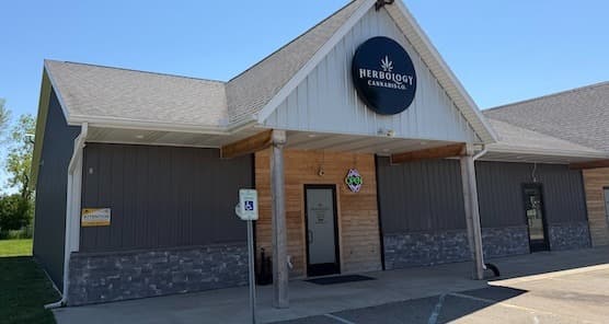 Herbology Tekonsha Dispensary Storefront Herbology Cannabis Co. dispensary storefront in Tekonsha, Michigan