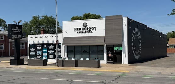 Herbology River Rouge Dispensary Storefront Herbology Cannabis Co. dispensary storefront in River Rouge, Michigan